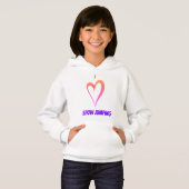 I Love Show Jumping - Kinder Pullover Hoodie (Voorkant volledig)