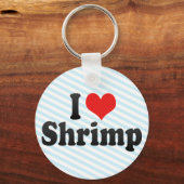 I Love Shrimp Sleutelhanger (Voorkant)