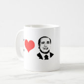 I Love Silvio Berlusconi Koffiemok (Voorkant links)