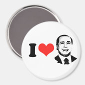 I Love Silvio Berlusconi Magneet (Voorkant / Achterkant)