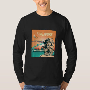 I Love Singapore Souvenirs Tshirt Schattige Nederl