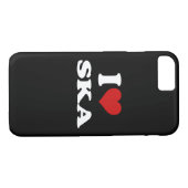 I Love Ska Case-Mate iPhone Case (Achterkant (Horizontaal))