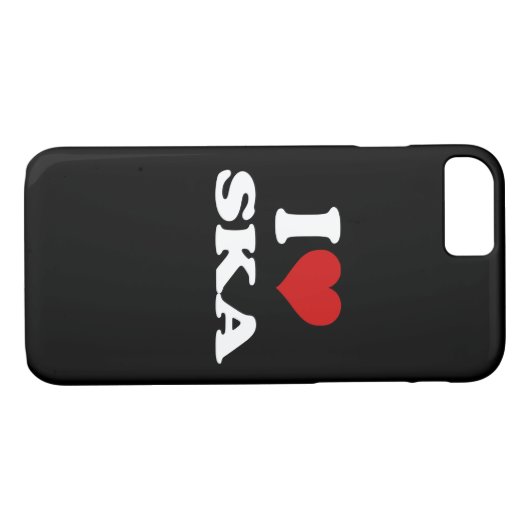I Love Ska Case-Mate iPhone Case (Achterkant (Horizontaal))