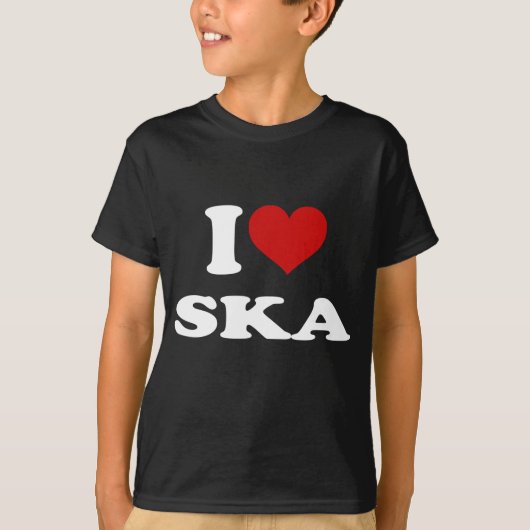 I Love Ska T-shirt (Voorkant)