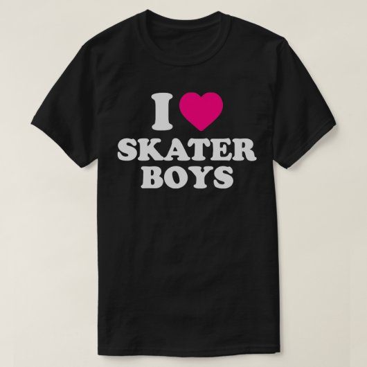 I Love Skater Boys 17 T-shirt (Design voorkant)