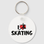 I Love Skating Sleutelhanger (Voorkant)