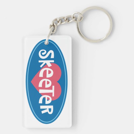 I Love Skeeter Sleutelhanger (achterkant)