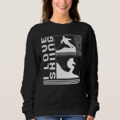 I Love Skiing Skiing Skier Winter Snowboard Snowbo Trui (Voorkant)