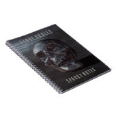I Love Skulls. Spooky Notes. Smiling skull Notitieboek (Rechterzijde)