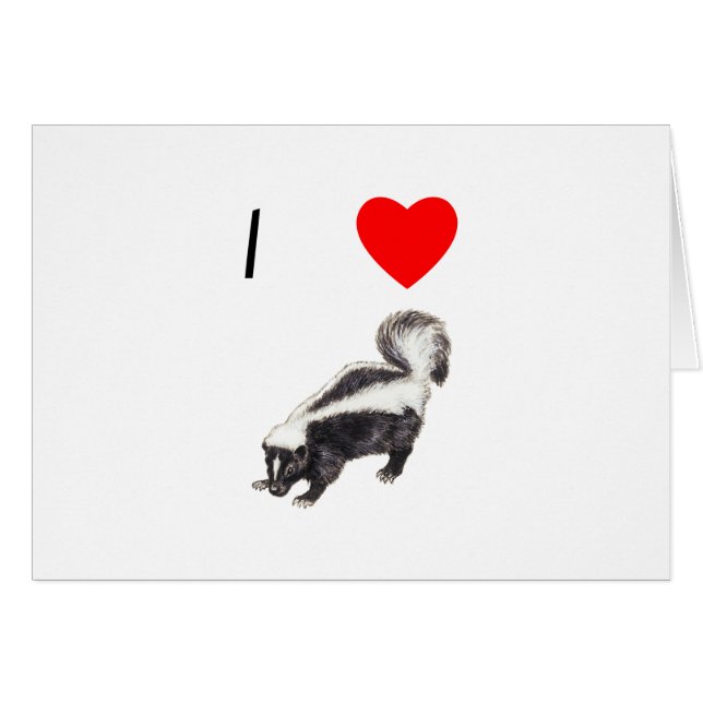 I Love Skunks (2) (Voorkant Horizontaal)