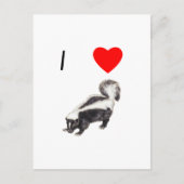 I Love Skunks (2) Briefkaart (Voorkant)