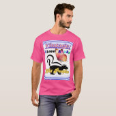 I Love Skunks, Not People T-shirt (Voorkant volledig)