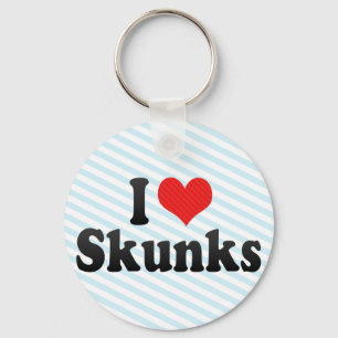 I Love Skunks Sleutelhanger