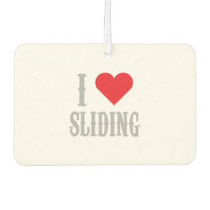 I Love Sliding Western Riding Reining Horse Luchtverfrisser