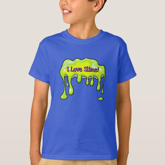 "I Love Slime" T-Shirt (Voorkant)
