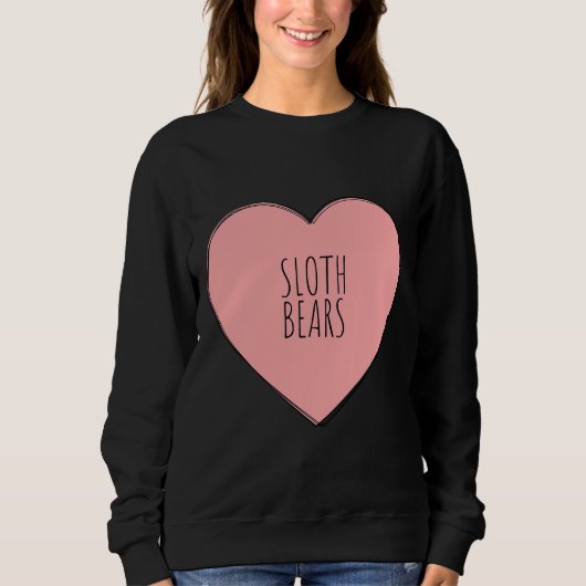 I Love Sloth Beren Trui (Voorkant)