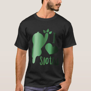 I Love Sloths Rainbows T-shirt