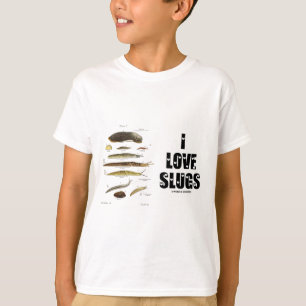 I Love Slugs (Naturalist/Natuur) T-shirt