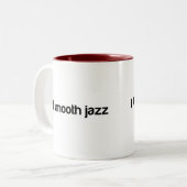I Love Smooth Jazz Tweekleurige Koffiemok (Voorkant links)