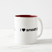 I Love Smooth Jazz Tweekleurige Koffiemok (Voorkant rechts)