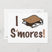 I Love S'mores Briefkaart (Voorkant / Achterkant)