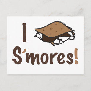 I Love S'mores Briefkaart