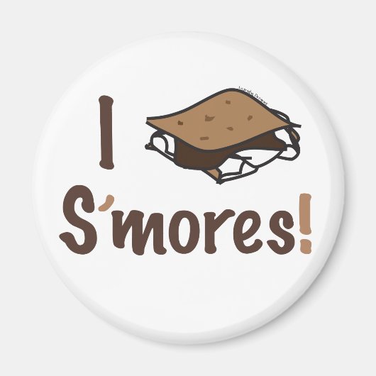 I Love S'mores Magneet (Voorkant)