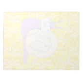 I Love Snail Mail (Geel) - 11 x 8,5-inch Notitiebl Notitieblok (Voorkant)