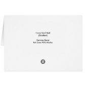 I Love Snail Mail (Gradient) - 5 inch x 7 inch Art (Achterkant Horizontaal)