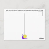 I Love Snail Mail (Green) - Briefkaart (Achterkant)