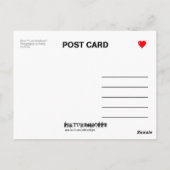 I Love Snailmail - Abstraction & Doraemon Briefkaart (Achterkant)