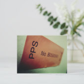 I Love Snailmail - Postal Sticker Briefkaart (Staand voorkant)