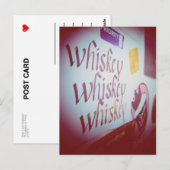 I Love Snailmail - Whiskey Briefkaart (Voorkant / Achterkant)