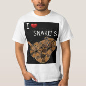 i love snakes t-shirt (Voorkant)