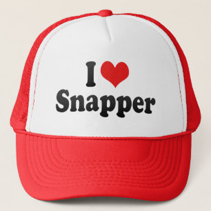 I Love Snapper Trucker Pet