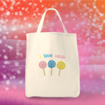 I Love Snoep leuke kleurrijke 3D lollipop