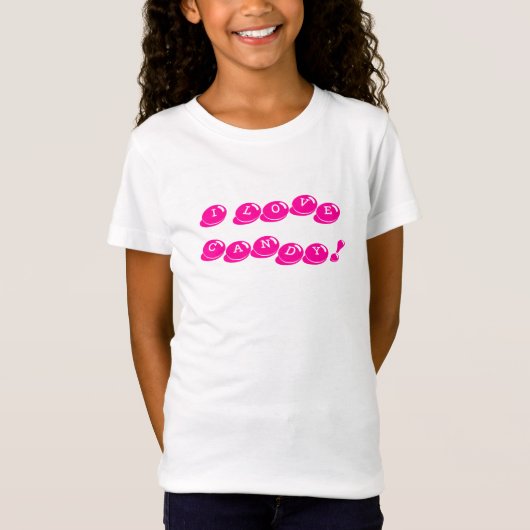 I Love Snoep T-Shirts (Voorkant)
