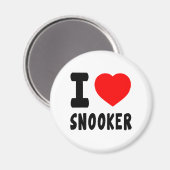 I Love Snooker Magneet (Voorkant / Achterkant)