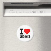 I Love Snooker Magneet (Insitu (Vaatwasser))