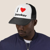 I Love Snooker Trucker Pet (In situ)