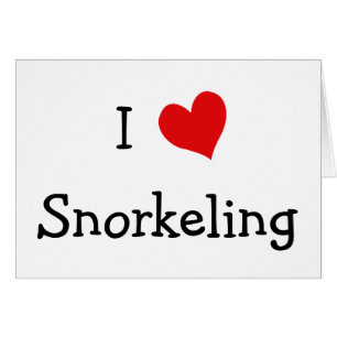 I Love Snorkeling