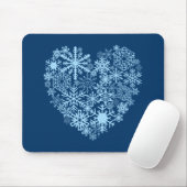 I Love Snow Mousepad Muismat (Met muis)