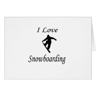 I Love Snowboarding