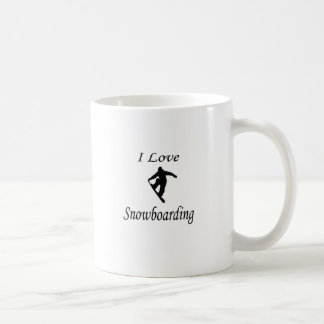 I Love Snowboarding Koffiemok