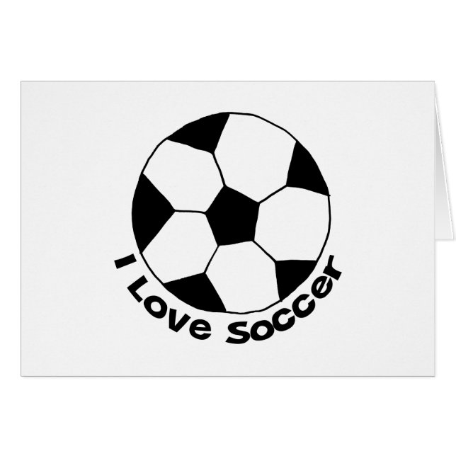I Love Soccer (Voorkant Horizontaal)