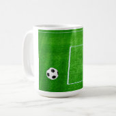 I Love Soccer Blank Koffiemok (Voorkant links)