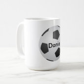 I Love Soccer Blank Koffiemok (Voorkant links)