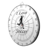 I Love Soccer Dartbord (Voorkant Rechts)