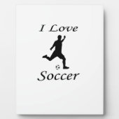 I Love Soccer Fotoplaat (Voorkant)