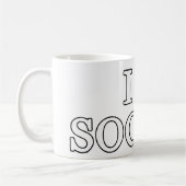 I Love Soccer Koffiemok (Links)